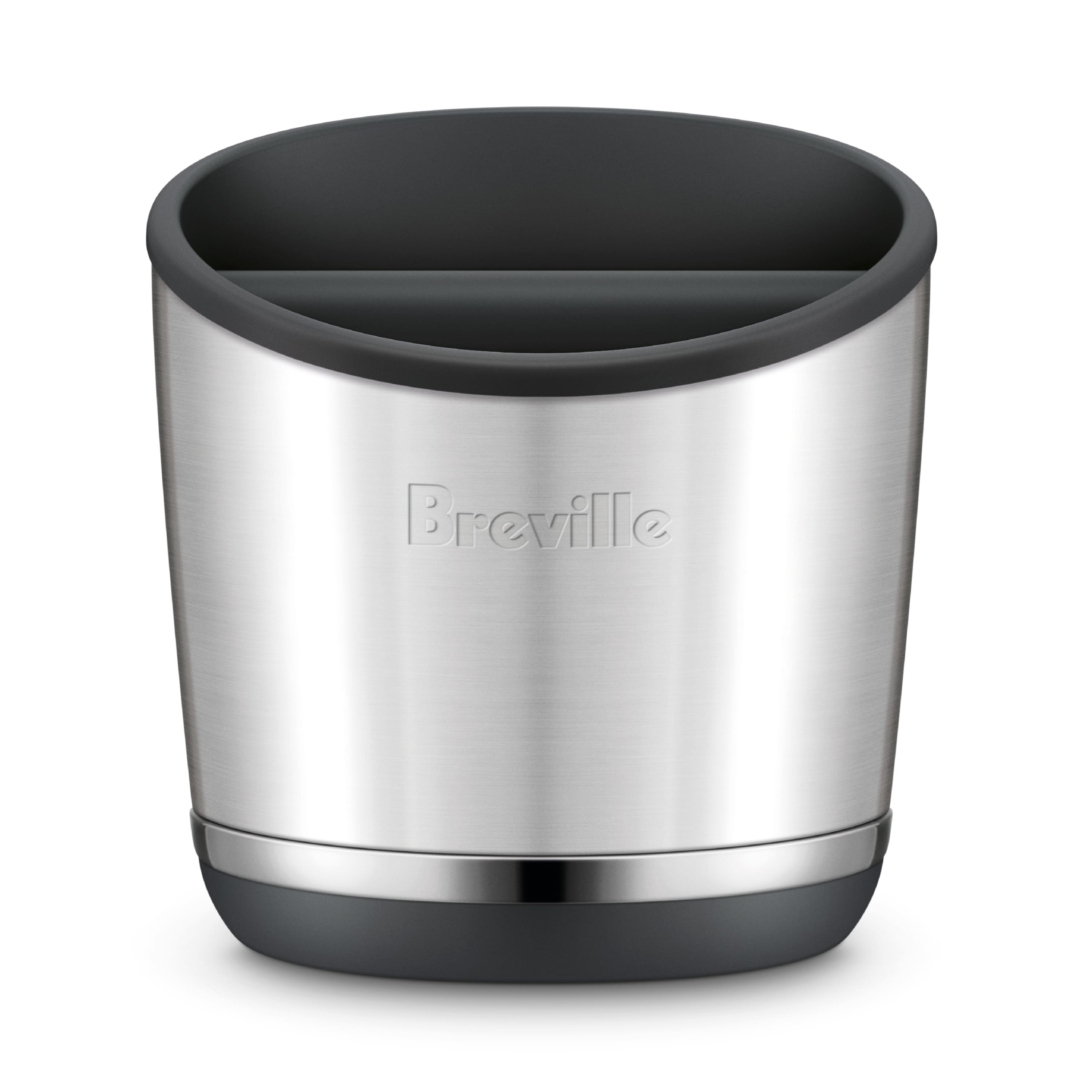 the Breville Knock Box 20 - Brushed Stainless Steel