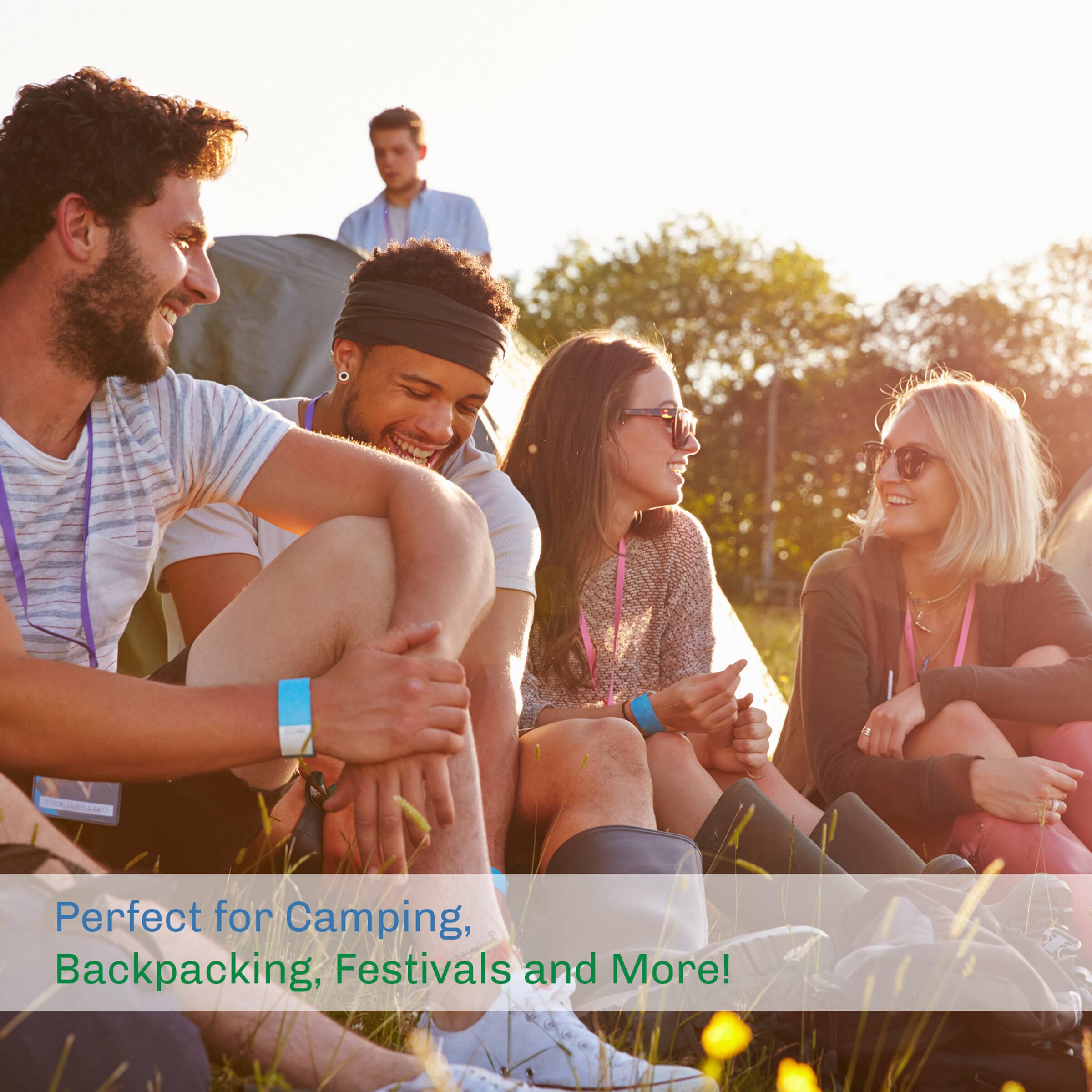 NNAANA Perfect for Camping, Backpacking, Festivals and More!