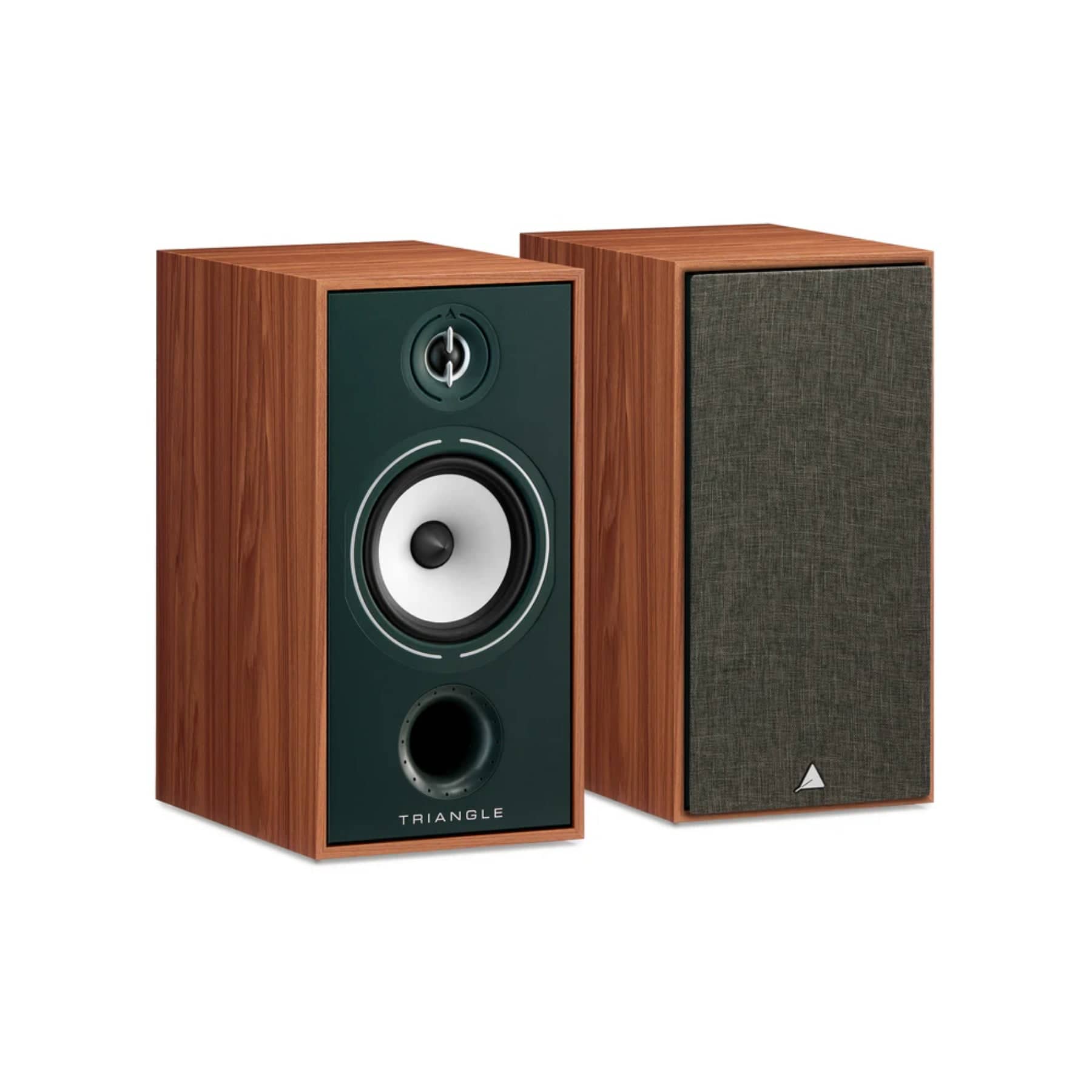 Triangle - Borea BR04 Bookshelf Speakers (Pair) - Oak Green