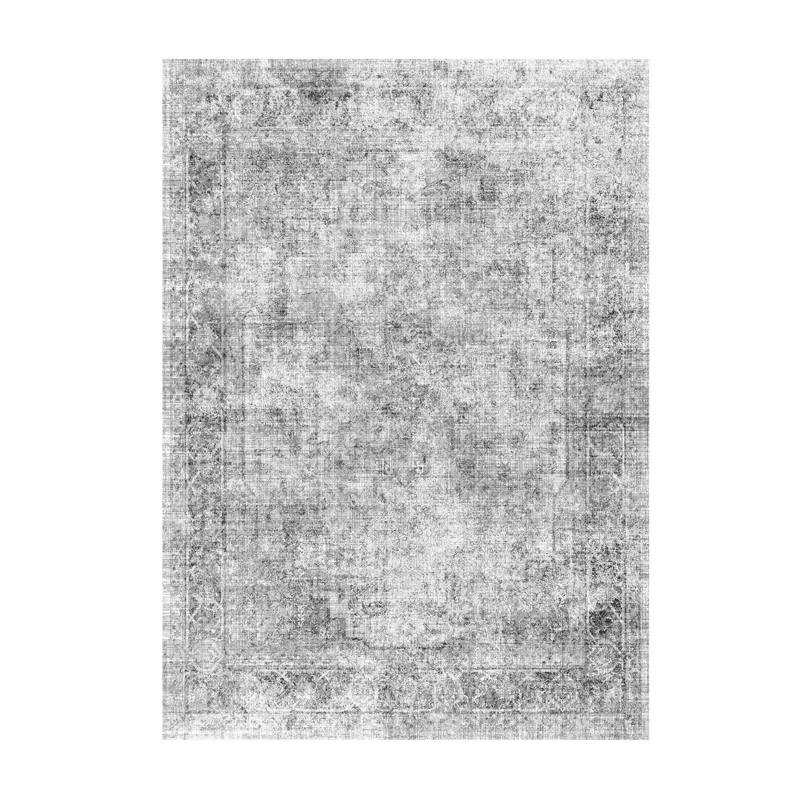 Front. VEVOR - Area Rug, 6 x 9 ft Large Washable Boho Rug, Non-Slip and Tear-Resistant Soft Carpet, Pet & Child Friendly Bohemian Rugs - Gray.