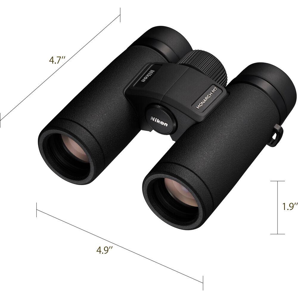 4.7" Nikon MONARCH M7 4.9" 1.9"