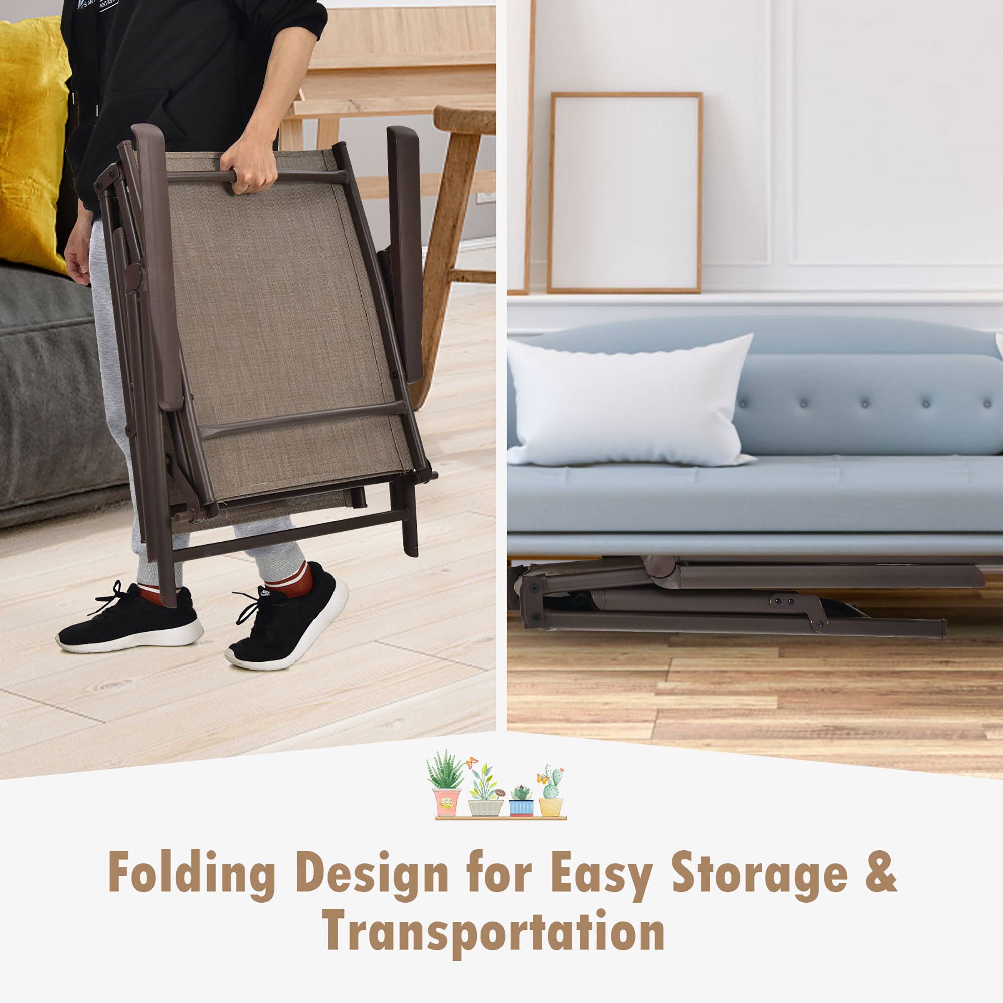 A Folding Design for Easy Storage & Transportation
