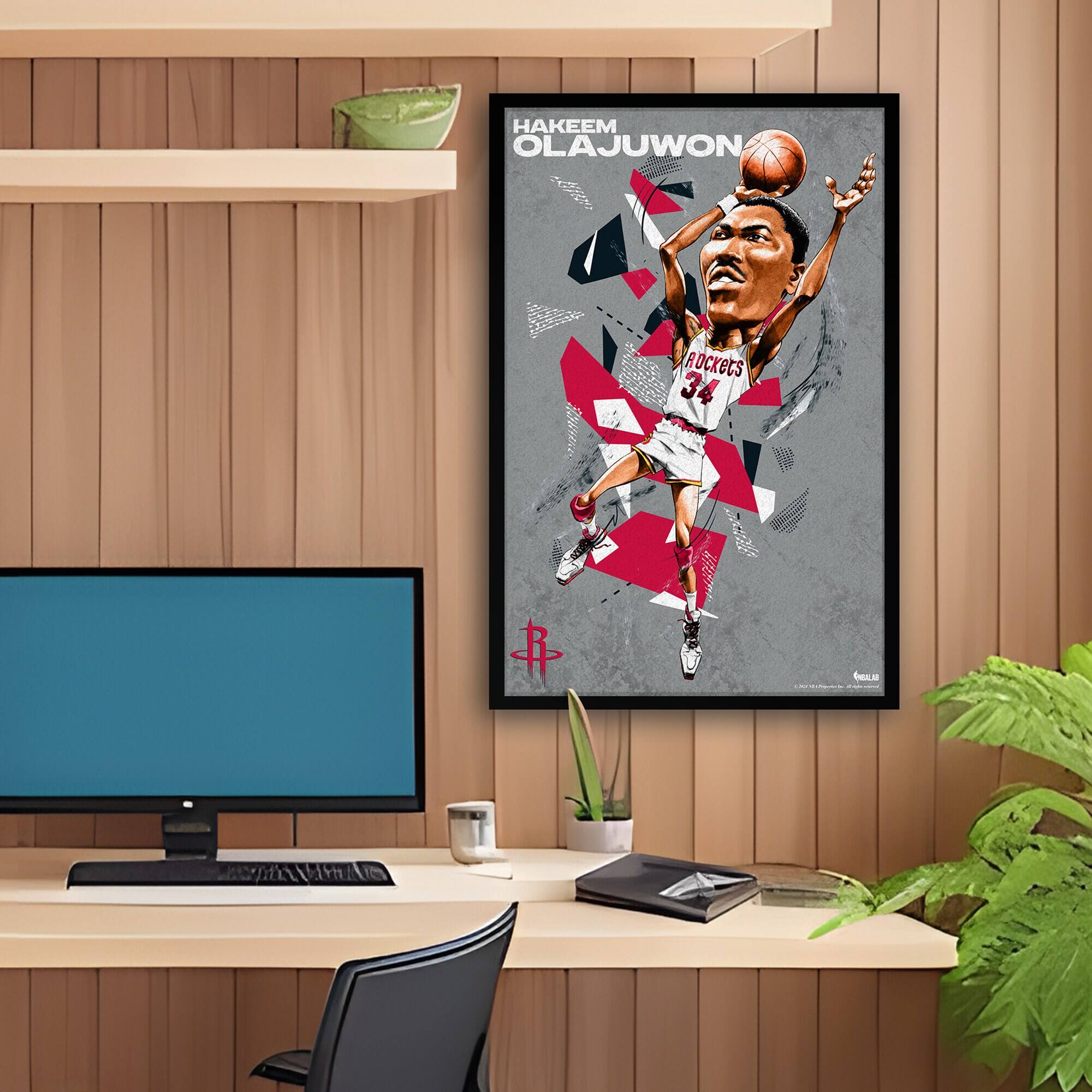 Hakeem Olajuwon  
Rockets 34