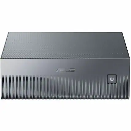 Front. ASUS - Asus Ascent GX10-GG0020BN Desktop AI Computer - ARM Cortex X925 - 128 GB - 2 TB PCI Express NVMe 4.0 x4 SSD - Stellar - Luna Gray.