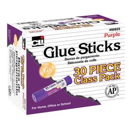 Charles Leonard - Glue Stick Classpack .28 oz. Purple Pack of 30