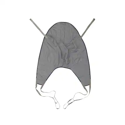Front. Invacare - Premier Full Body Universal High Sling for Patient Lifts (Small, 500 lb, Polyester Fabric) - Gray.