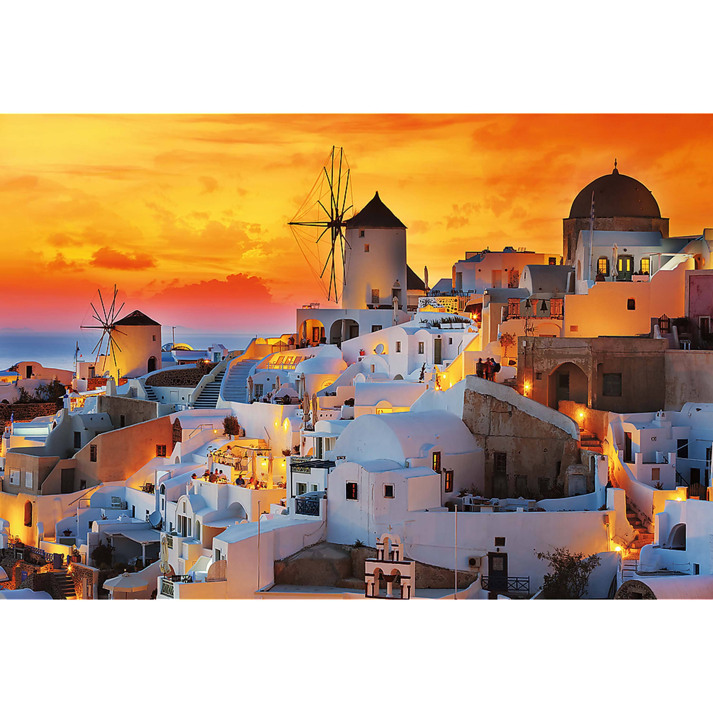 Alt View 10. Trefl - Trefl Prime Romantic Sunset: Oia, Santorini 1500 Piece Puzzle - Multicolor.