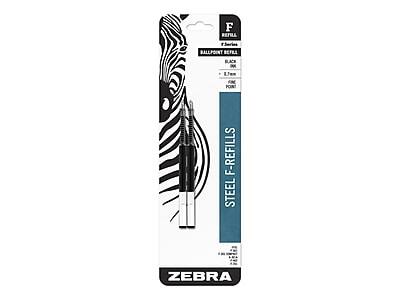 F REFILL
STEEL F-REFILLS
BALLPOINT REFILL
BLACK
1.0 mm
FINE POINT
STEEL F-REFILLS
ZE BRA
