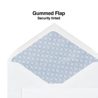 Gummed Flap  
Security tinted
