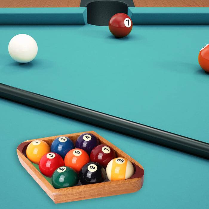 Alt View 2. GSE Games & Sports Expert - 2-Tone Solid Wood 9-Ball Diamond Ball Rack for 2-1/4" Pool Balls, Billiard Ball Rack for Pool Table - two-tone.