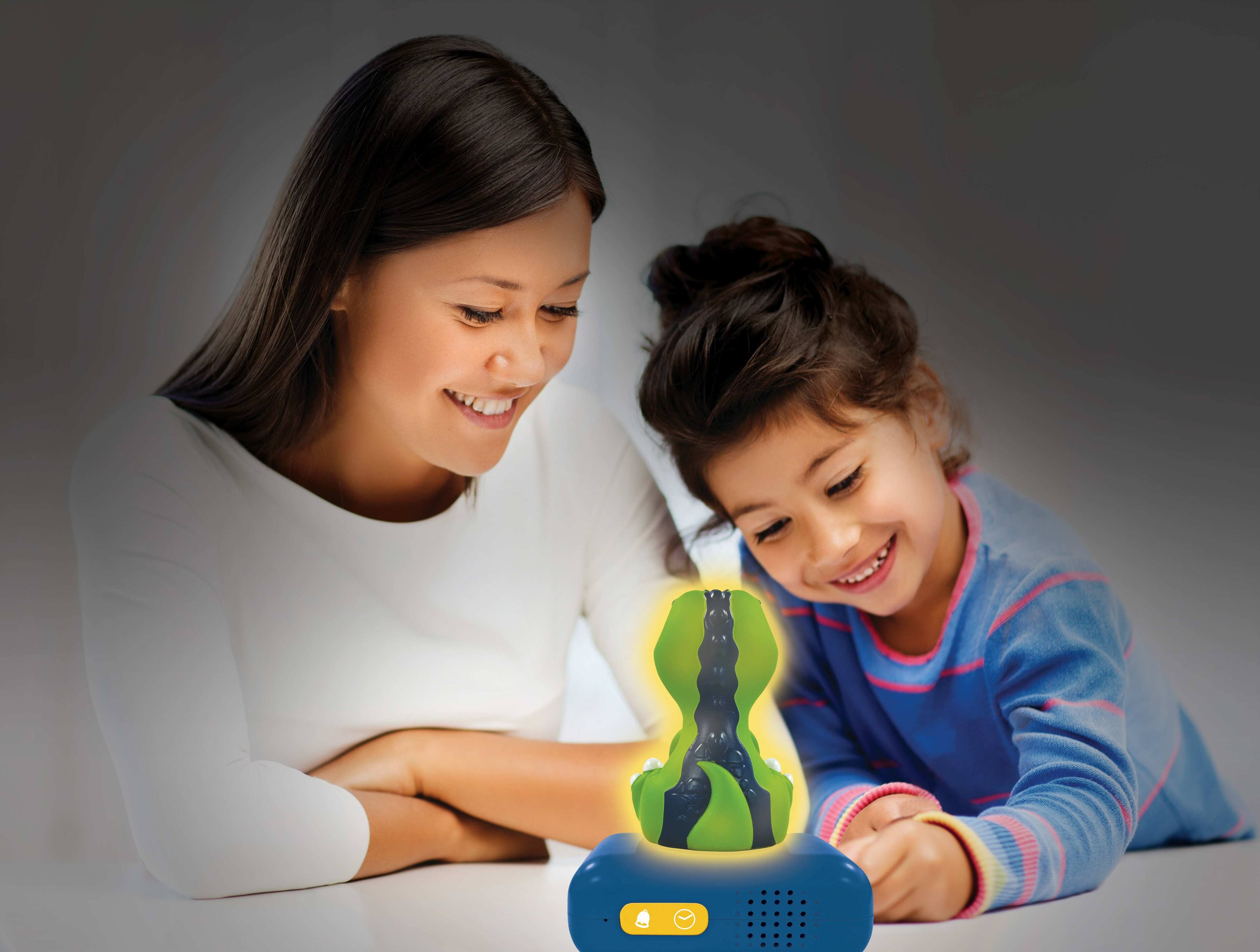 Alt View 8. Lexibook - Digital Alarm Clock with a 3D Dinosaur Night Light and Sound Effects - GREEN.