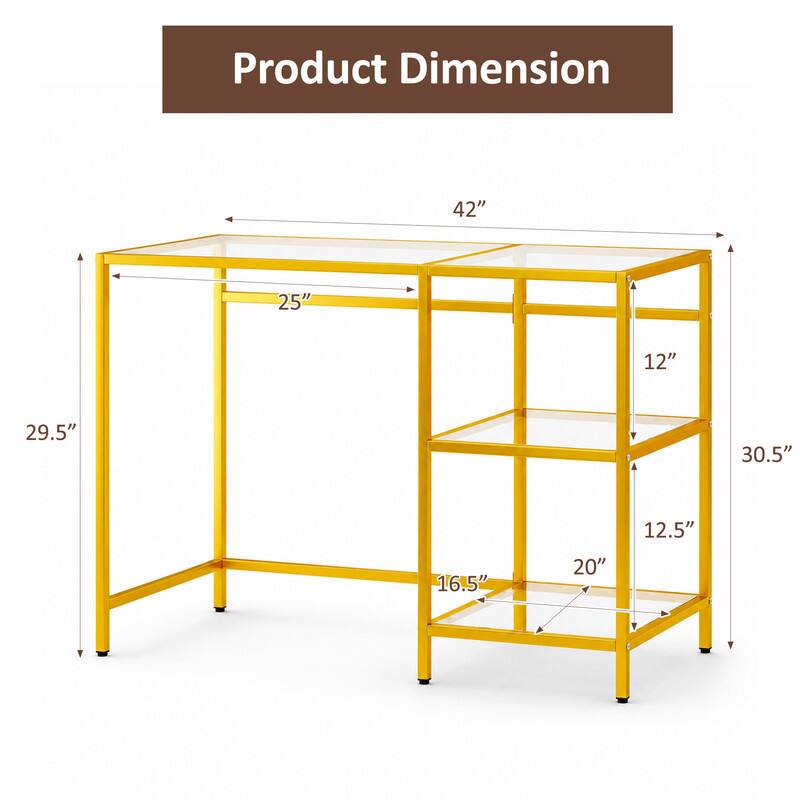 Product Dimension: 42" x 25" x 12" x 29.5" x 30.5" x 12.5" x 16.5" x 20"