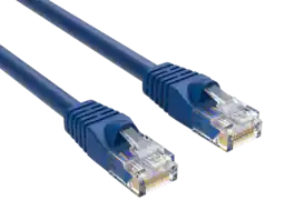 Cable Leader - Cat 5e Ethernet Cable, 24 AWG Snagless RJ45 Patch, Gigabit for Router, Gaming Console, PC, Printer - Blue