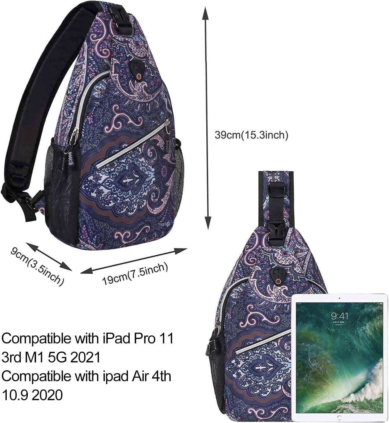 39cm (15.3inch)  
9cm (3.5inch)  
19cm (7.5inch)  

Compatible with iPad Pro 11 3rd M1 5G 2021  
Compatible with iPad Air 4th 10.9 2020