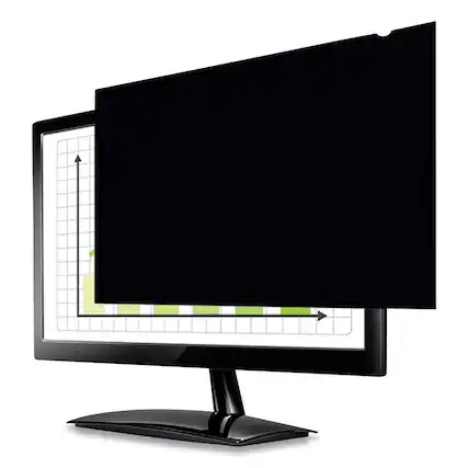 Front. Fellowes - 4801601 PrivaScreen Blackout Privacy Filter for 29 in. Flat Panel Monitor/Laptop - Black.