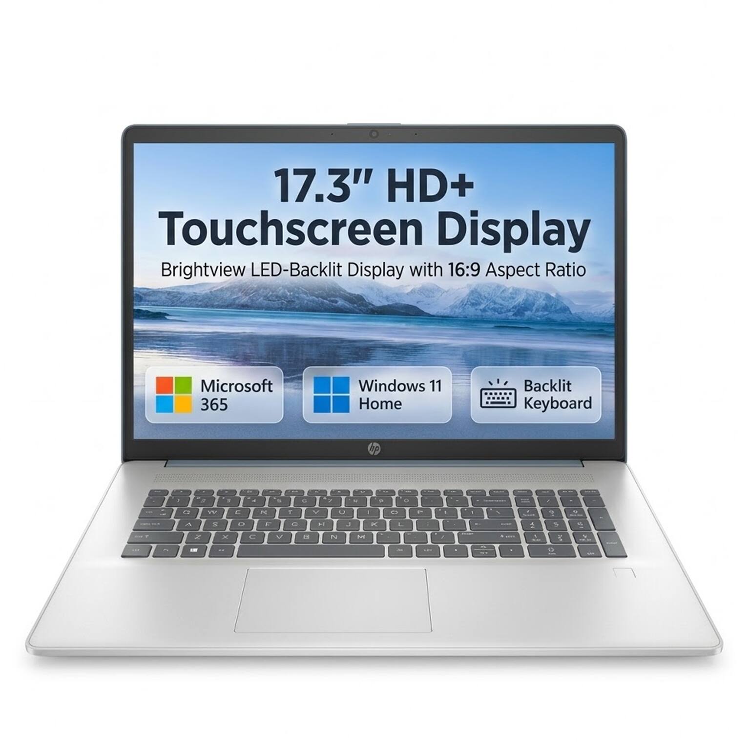 17.3" HD+ Touchscreen Display Brightview LED-Backlit Display with 16:9 Aspect Ratio

Microsoft 365
Windows 11 Home
Backlit Keyboard