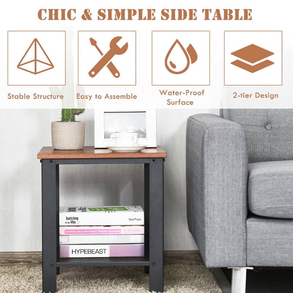 CHIC & SIMPLE SIDE TABLE  
- Stable Structure  
- Easy to Assemble  
- Water-Proof Surface  
- 2-tier Design  

Switching to the Mac  
David Pogue  
HYPEBEAST