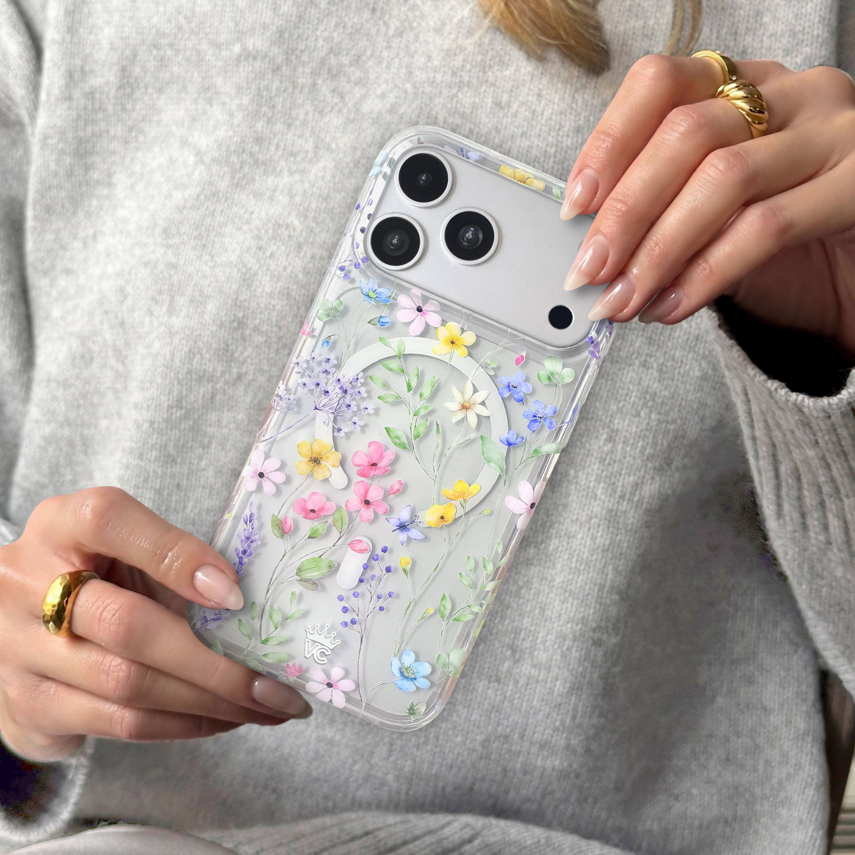 Alt View 8. VELVET CAVIAR - Magsafe Case for Apple iPhone 18 Pro / iPhone 17 Pro - Enchanted Floral.