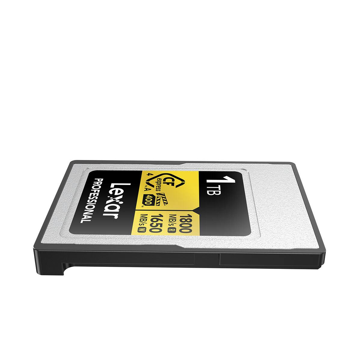 PROFESSIONAL Lexar
4™ express CF A2
400 W MB/s
1650 R MB/s
1800
TB