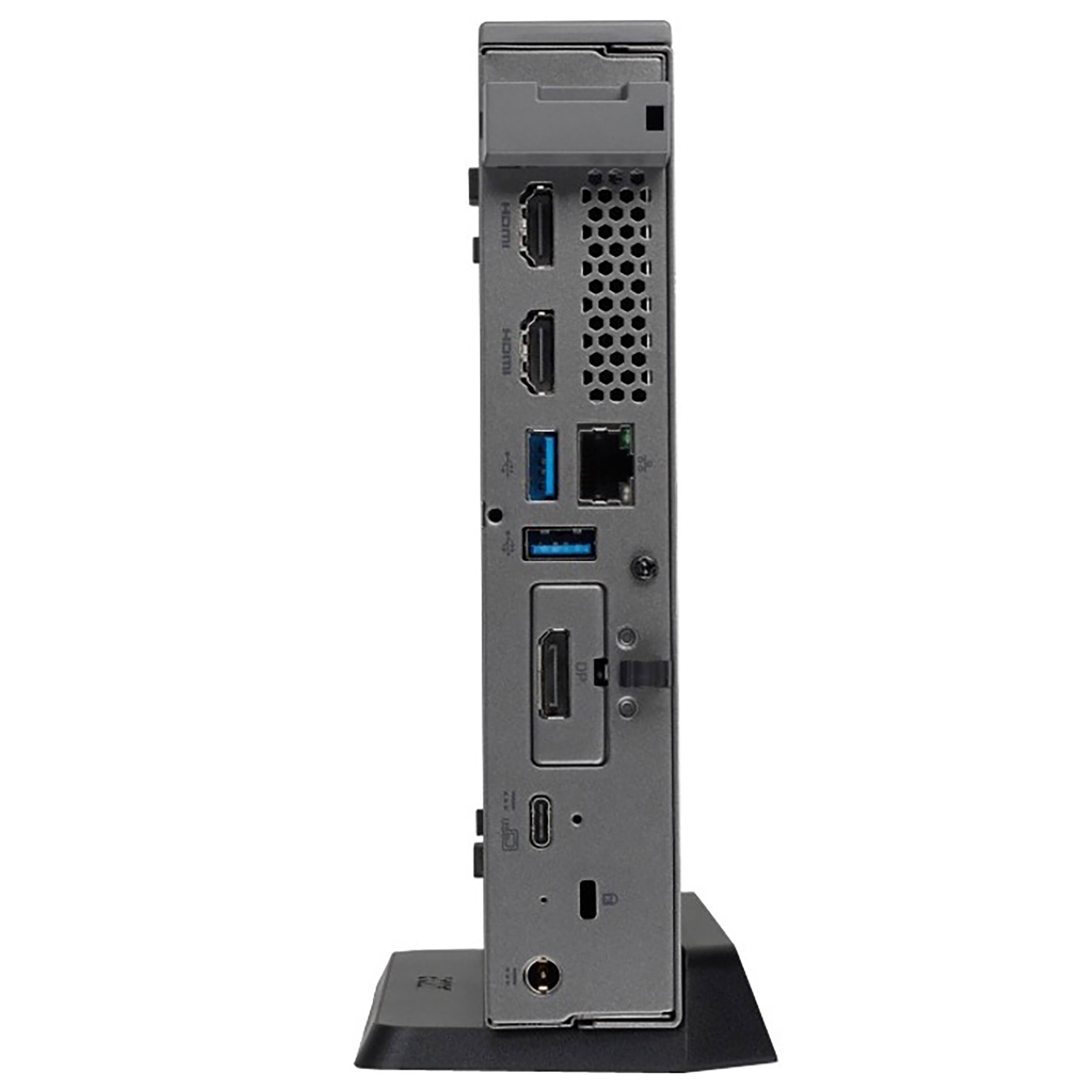 The text on the image reads "HOM IWCH". However, this text does not provide any context or information about the content of the image. The image features a computer tower, possibly a Dell computer, with a USB port and a power button.