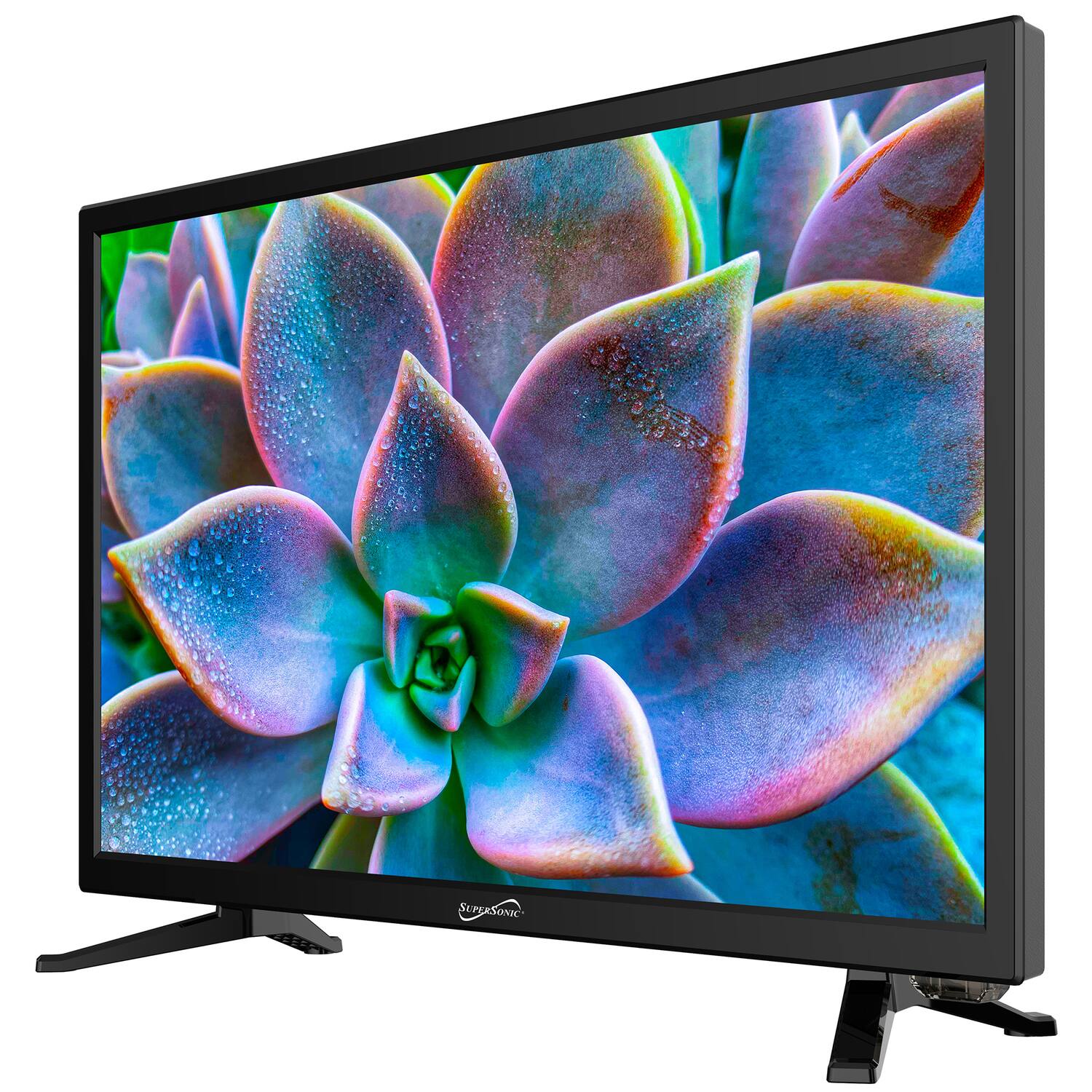 Alt View 4. Supersonic - 19" 720p LED TV, AC/DC Compatible for RV/Boat - Black.