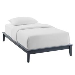 Modway - Lodge Wood Twin Platform Bed Frame - Gray
