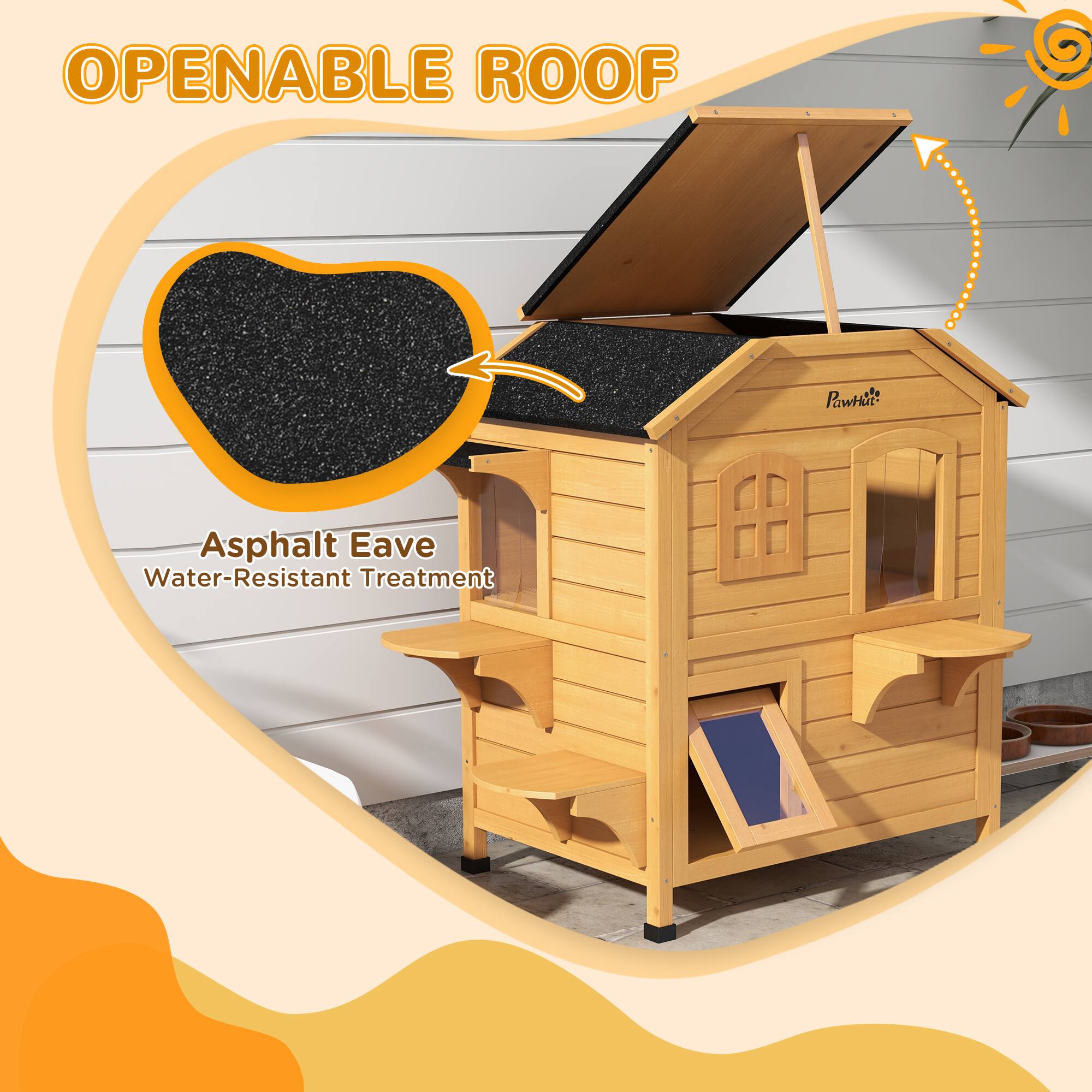 OPENABLE ROOF

Asphalt Eave Water-Resistant Treatment