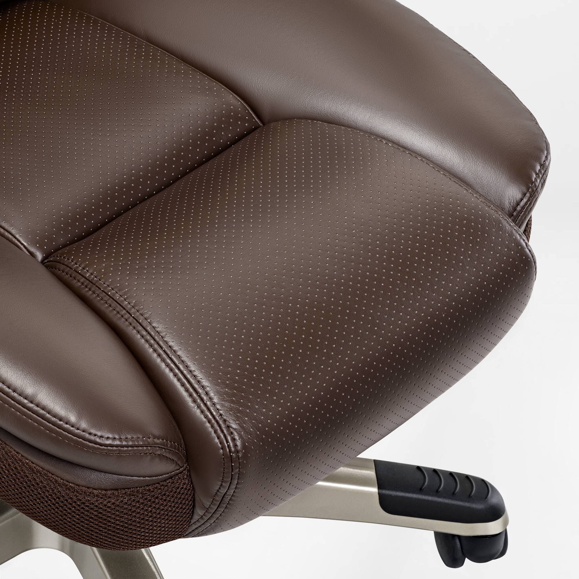 Back. Eureka Ergonomic - Ergonomic Office Chair Executive Chair PU Leather High Back - Brown.