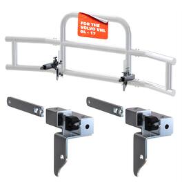 Mockins - Folding Front Bumper Guard Brackets for Volvo VNL 2004-2017 (Brackets ONLY)