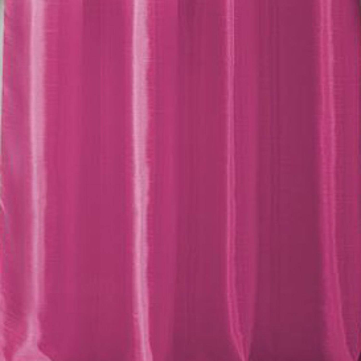 Left. RT Designers Collection - RT Designers Collection Nancy Faux Silk Grommet Curtain Panel 54" x 84" Neon Pink - Neon Pink.
