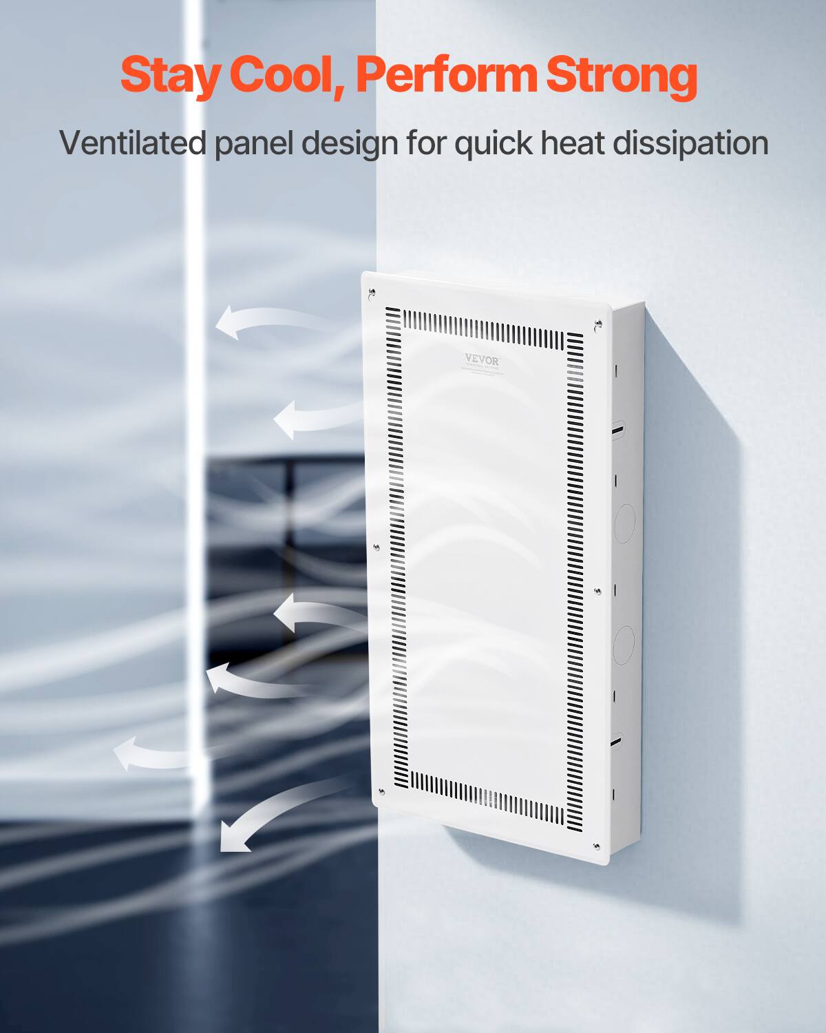 Stay Cool, Perform Strong  
Ventilated panel design for quick heat dissipation  
VEVOR