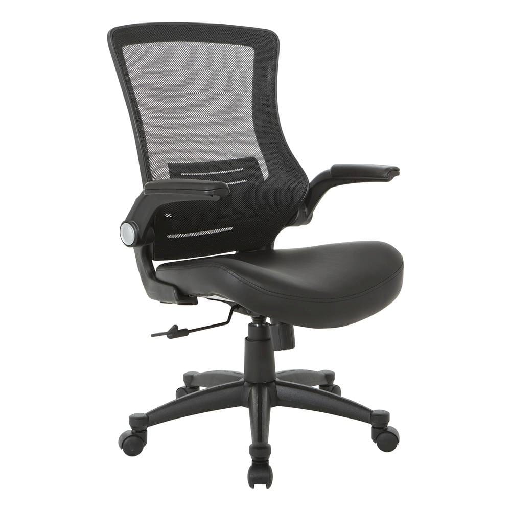 FurniFact - Office Chair – High-Back Desk Chair Comfy Computer Seating Solution - Black