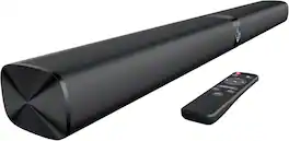 Vulpecula Spade - Sound Bar for Smart TV, 80W Soundbar with Bluetooth/ARC/Opt/AUX Connect, Dynamic Volume Boost, 3 Equalizer Modes, 2 in 1