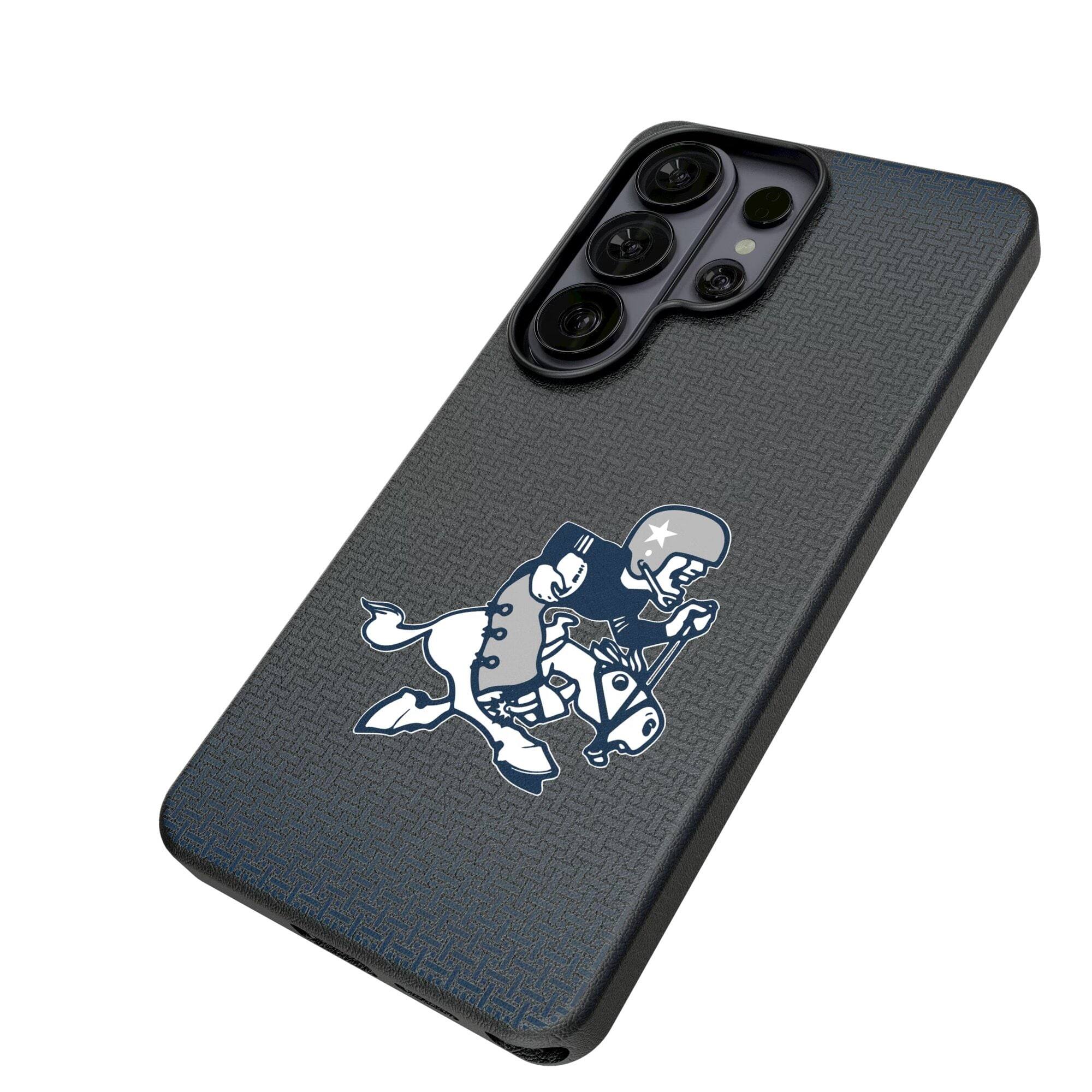 Alt View 1. Keyscaper - Dallas Cowboys Historic Collection 1966-1969 Galaxy Magnetic Bump Case - S24 Ultra - Black.