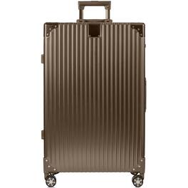 Champs - Elite Aluminum Collection Large Luggage Case - Titanium Gold