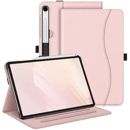 Front. Kitcheniva - Slim Protective Case For Samsung Galaxy Tab S9 FE 10.9 Inch Rose Gold - Rose Gold.