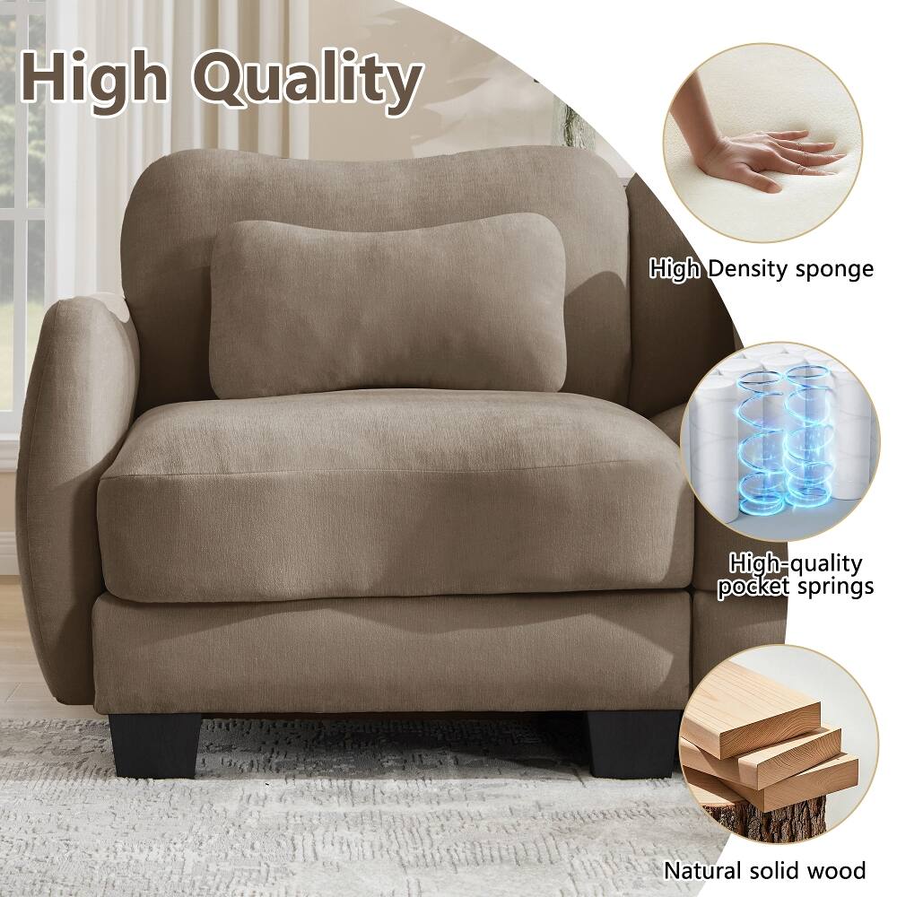 High Quality  
High Density sponge  
High-quality pocket springs  
Natural solid wood