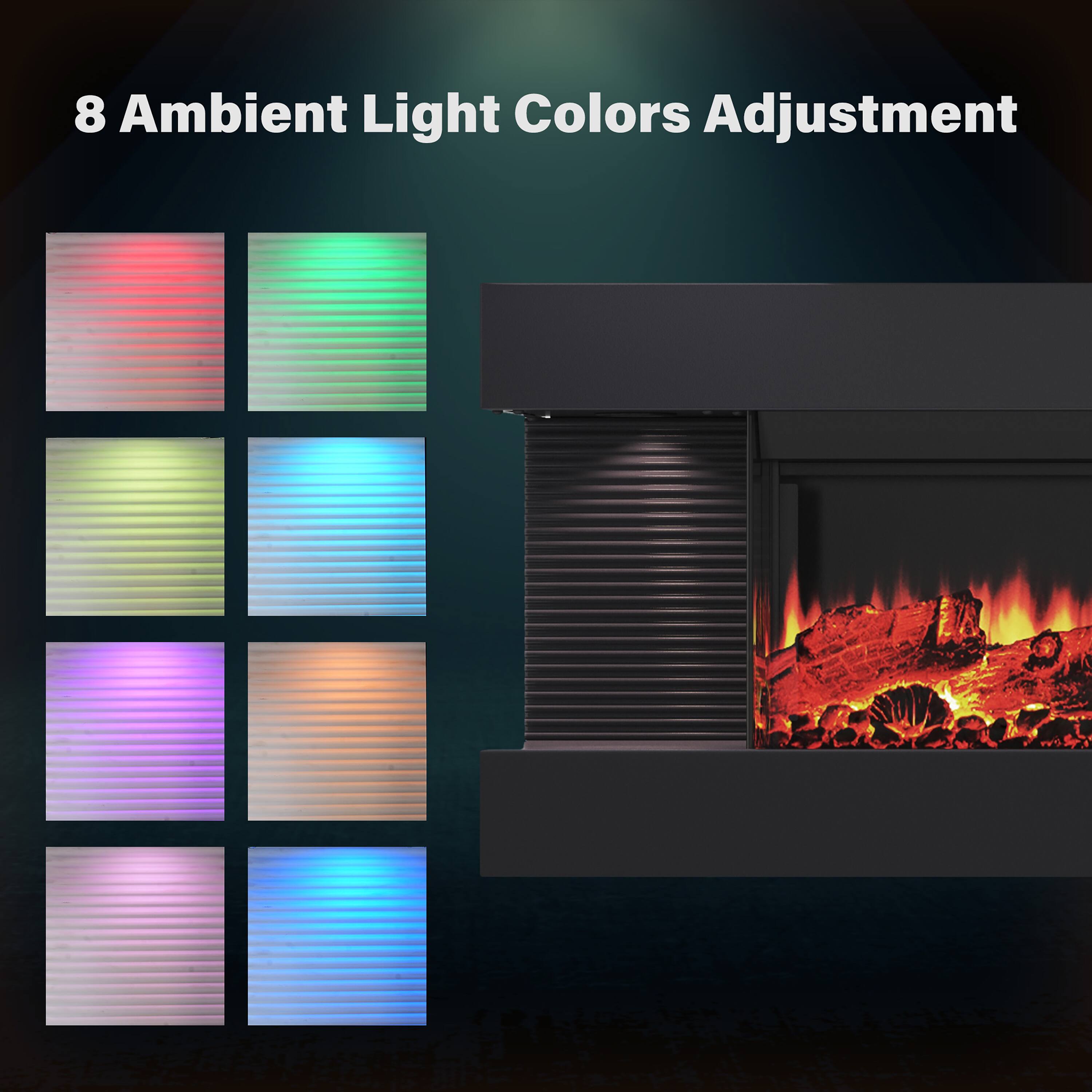 8 Ambient Light Colors Adjustment