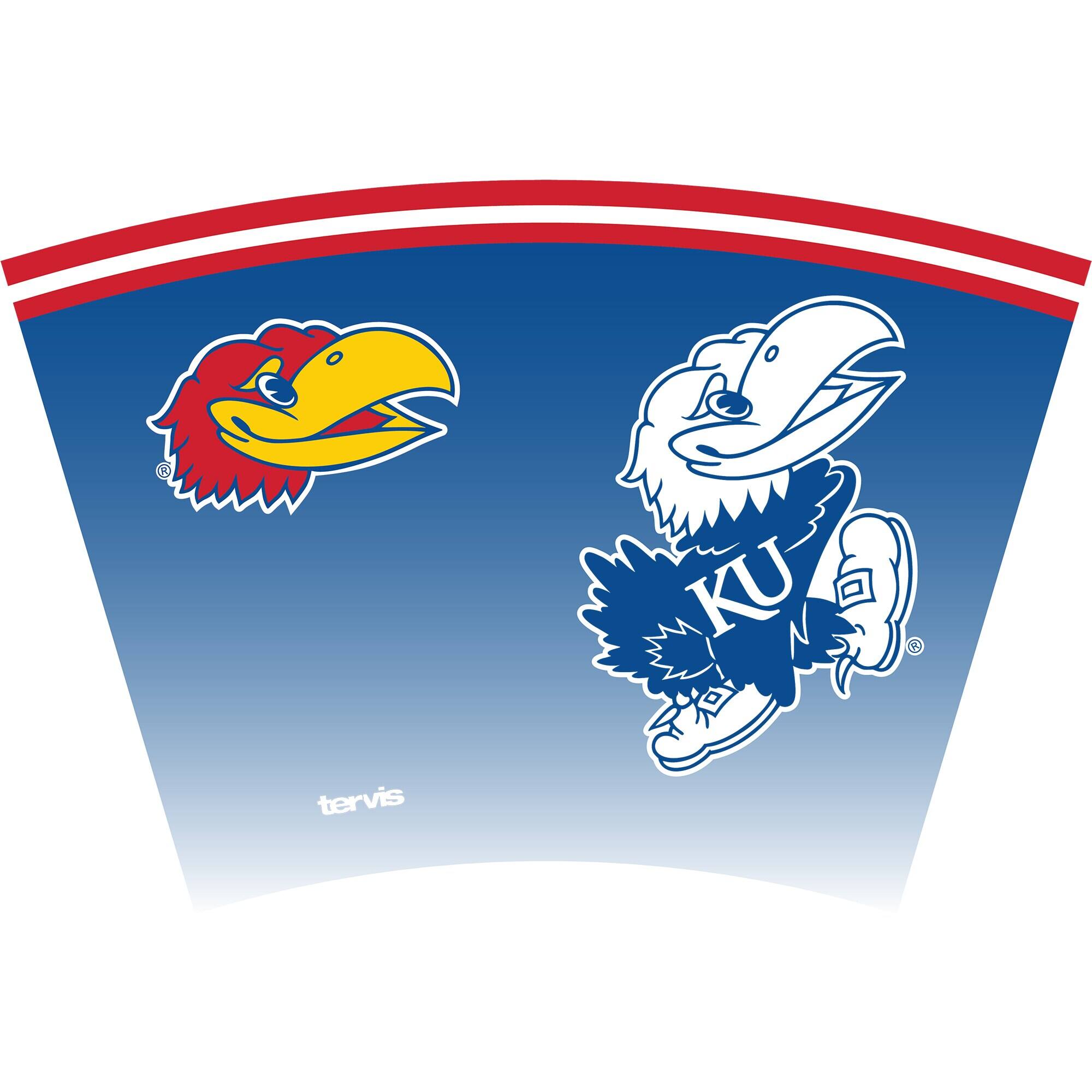 Alt View 1. Tervis - Kansas Jayhawks 24oz. Forever Fan Classic Tumbler - Multicolor.