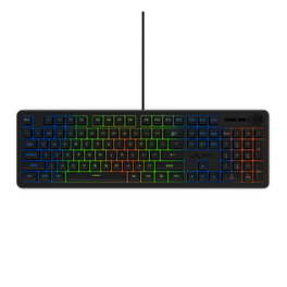 JLab - Nightfall Full-Size Wired Gaming Keyboard - Black
