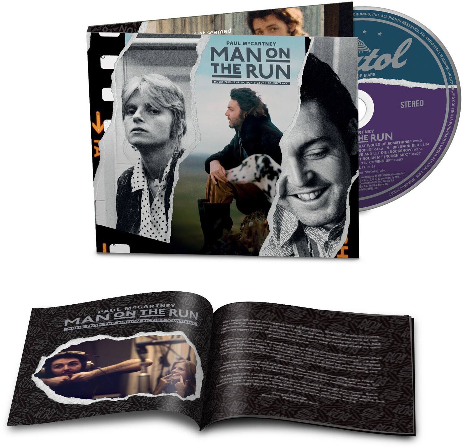 Paul McCartney & Wings - Man On The Run (Music from the Motion Picture Soundtrack)   - COMPACT DISCS [CD]