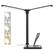 Angle. Dazzed Corner - LED Desk Lamp with Dual Heads - Black.