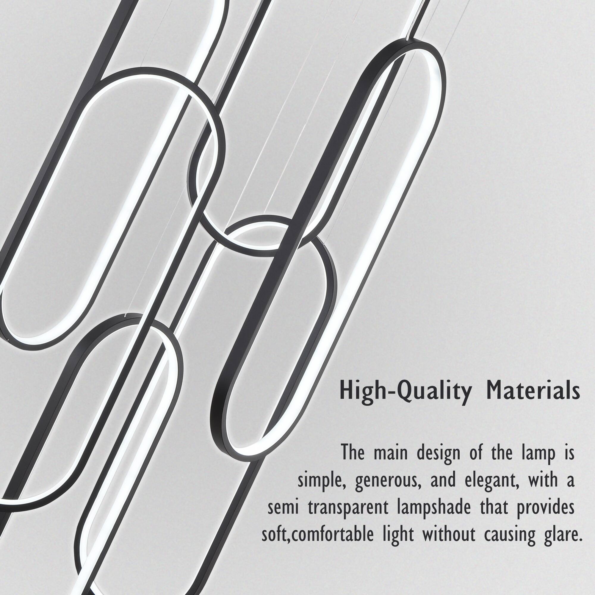 High-Quality Materials

The main design of the lamp is simple, generous, and elegant, with a semi-transparent lampshade that provides soft, comfortable light without causing glare.