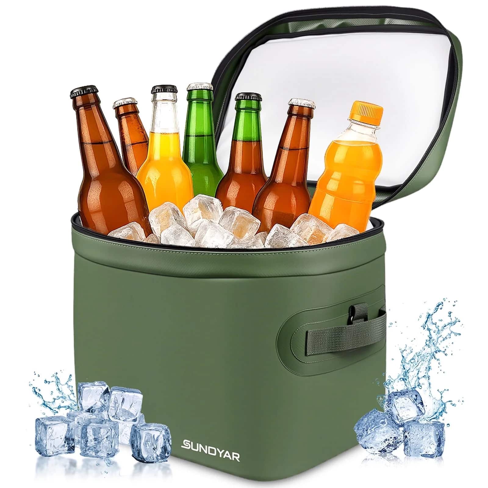 Sunoyar - Soft Cooler Bag, 40 Can/20L Insulated Cooler for Women Man, Waterproof & Collapsible Cooler Bag for Camping, Beach