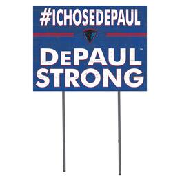 Jardine - DePaul Demons 18'' x 24'' I Chose Lawn Sign - Blue