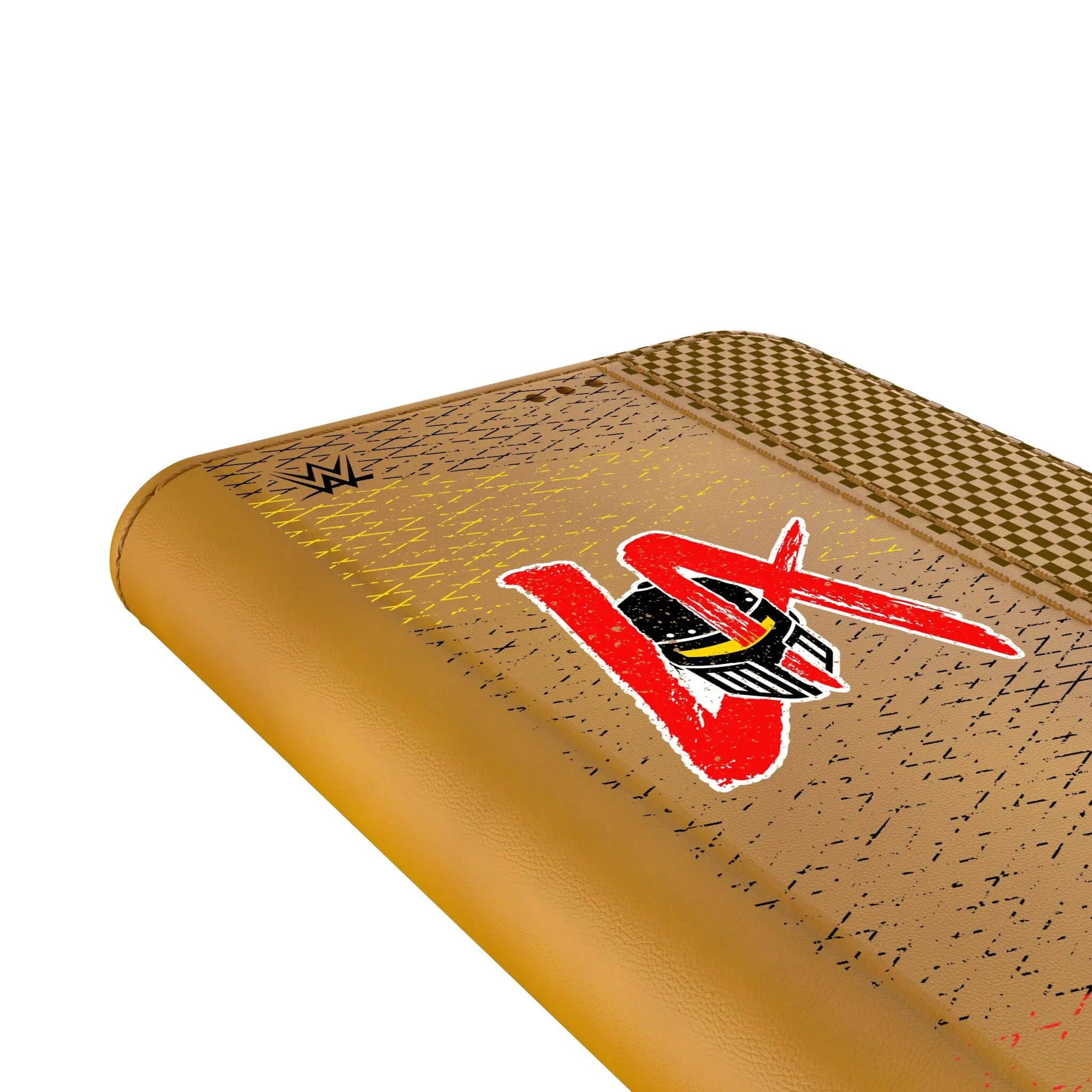Left. Keyscaper - WWE Steel Folio Phone Case - Samsung Galaxy S25+ - LA Knight.