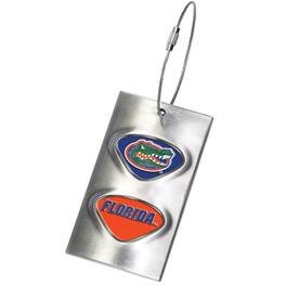 Jardine - Florida Gators 3.5'' x 2'' Bag Tag - Silver
