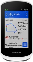 Garmin - Edge Explore 2 3" Bike GPS with Built-In Bluetooth - Black - Front_Zoom