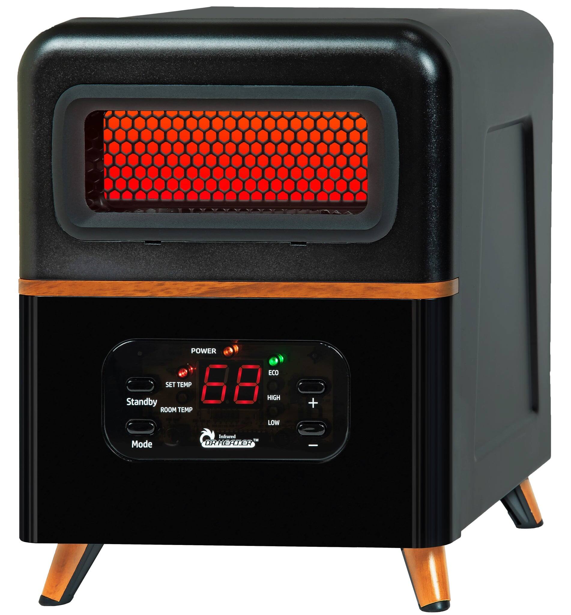 POWER ECO Standby SET TEMP 68 HIGH ROOM TEMP LOW + Mode  
Beinarnrd - LHEATER - Infrared DRAFTER™