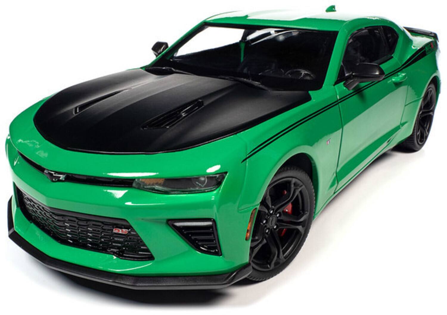 Alt View 2. PopMarket - American Muscle 2017 Chevrolet Camaro SS 1LE (NICKEY) - Krypton Green 1/18 Scale Diecast   - COLLECTIBLES - Multicolor.
